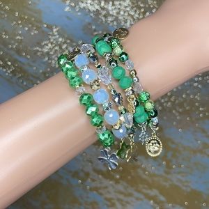 🍀 5 Piece St. Patrick’s Day/Green Clover Stack 🍀